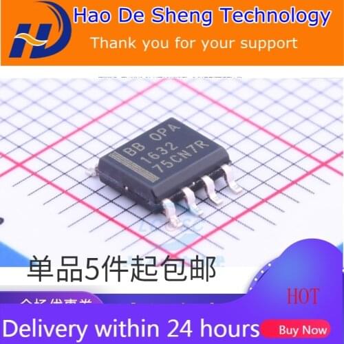 10PCS/LOT OPA1632 OPA1632D OPA1632DR Operational Amplifier IC SOP8 New Original In Stock