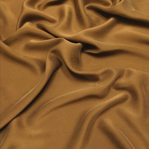100% SILK CHARMEUSE SATIN 140cm width 20momme Silk Heavy Satin Fabric Stone Sand Washed Matt Color