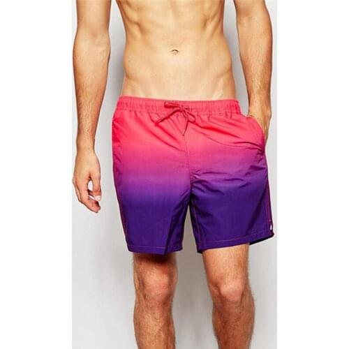 2021 men beach board shorts men swimming trunks male surf sports gym bermuda shorts beachwear men sexy swimwear bathing suits