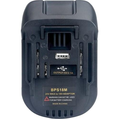 BPS18M DM18M BS18MT Battery Adapter For Porter Cable 20V Lithium Battery For Makita 18V Tool Bl1830 Bl1840 18V Battery