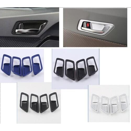 Car Cover Trim ABS Chrome Door Inner Handle Bowl Frame Hoods 4pcs For Toyota CHR C-HR 2016 - 2020 Accessories