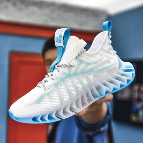 Outdoor Sport Blade Shoes Men Lightweight Mens Sneakers Breathable Mesh Fashion Casual Platform Shock Absorption Sports Running