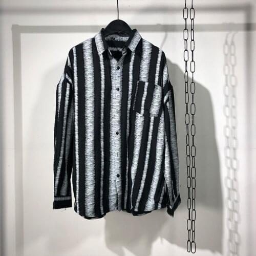 Owen Seak Men Casual Shirts Gothic Style Mens Clothing Spring Women Summer Shirts Size XL