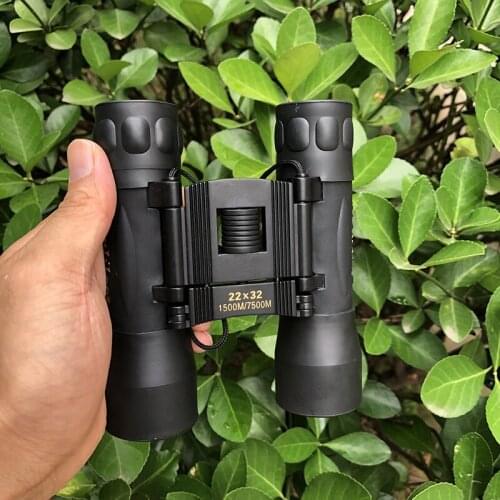 Portable 22x32 Wide Binoculars Angle Low Light Night Vision Telescope for Outdoor Travel Camping Hiking Hunting