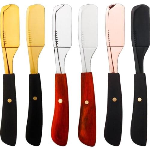 Professional Shaver Straight Edge Razor Zinc Alloy Barber Razor Men Shaving Barber Tools Safety Razor Hair Removal Beard Cutter