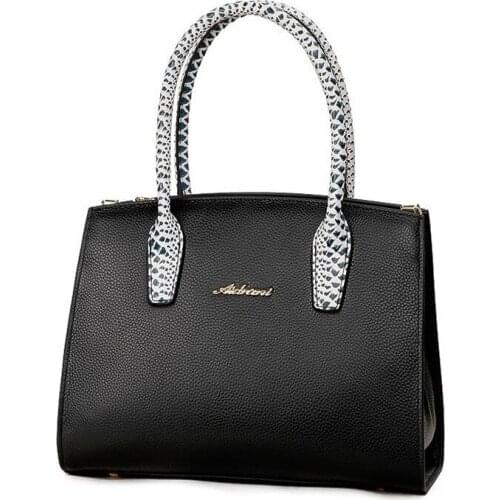 Luxury women brand handbags women bags designer ladies hand bags fashion Womens handbags high quality cowhide bag black