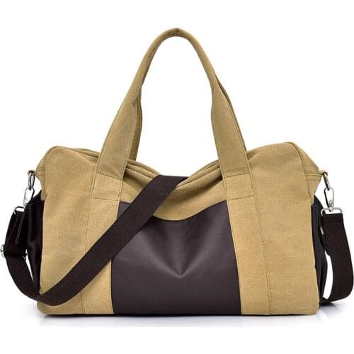 Large Capacity Men Travel Bags Vintage Canvas Women Weekend Traveling Duffle Tote Crossbody Bags Casual Male Trip Shoulder Bags