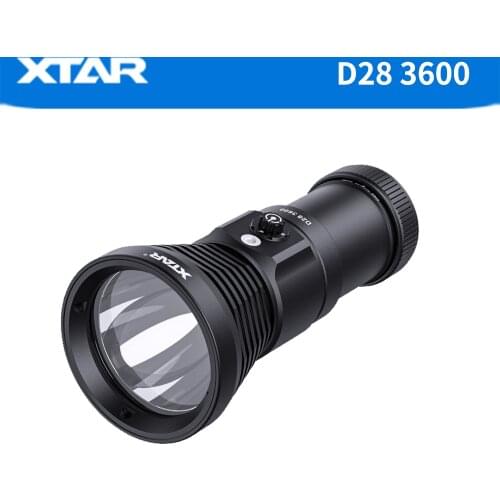 XTAR D28 3600 Diving Flashlight XHP70 LED High Power Led Flashlight 18650 Diving Torch For camping