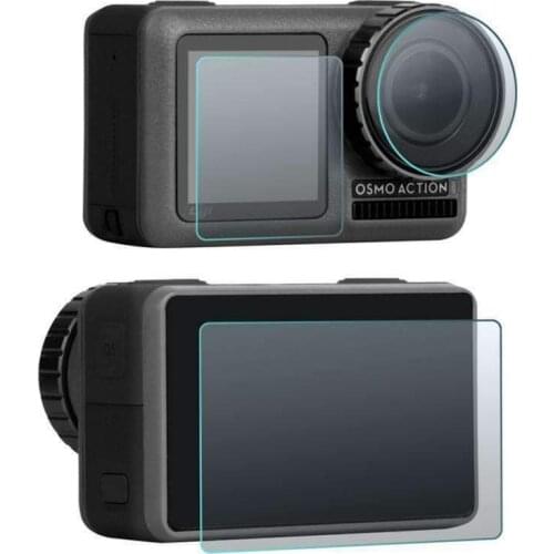 Tempered Glass Lens LCD Screen Protector Film Protective Full Cover For DJI Osmo Action Sport Camera Protection Guard Accessory
