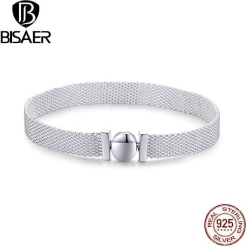 Strand bracelets bisaer 925 Sterling silver Reflexions Bracelet women Watch Bracelets Sterling silver 925 Jewelry ECX110