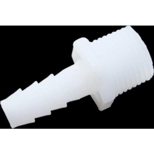 1pcs Plastic Pipe Fitting 4mm 6mm 8mm 10mm 12mm 14mm Hose Barb Tail 1/2" 3/4" BSP Male Connector Joint Copper Coupler Adapter