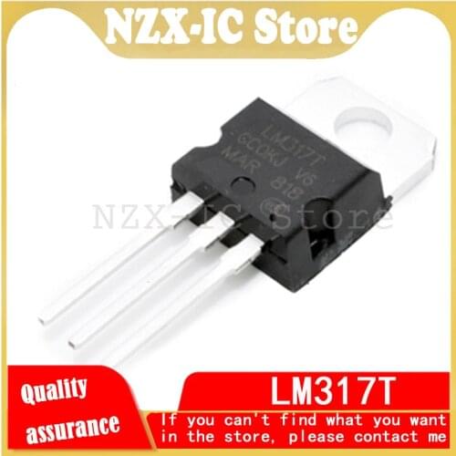 10pcs LM317 LM317T T0-220 adjustable p three-terminal regulator