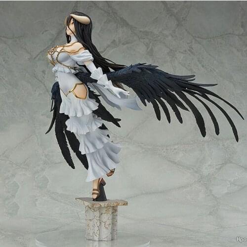 Albedo Wedding Dress Hand-made The King of The Undead Bone King Overlord Birthday Gift Anime Decoration Model