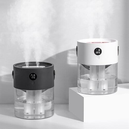 2L Wireless Air Humidifier Aroma Diffuser 4000mAh Battery Portable Rechargeable Essential Oil Diffuser Humidificador For Home