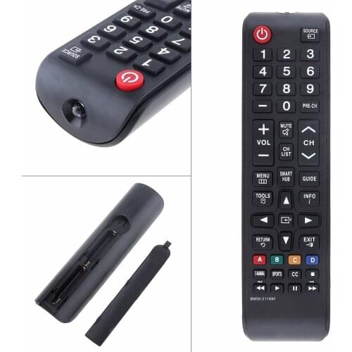 BN59-01199F Replacement Remote Control Support 2xAAA Batteries with Long Transmission Distance Fit for Samsung TV 2033M / 230MXN