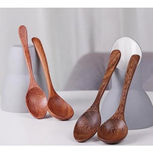 Wooden Spoon Bamboo Kitchen Cooking Utensils Tool Soup Spoon Catering Kitchen Wooden Spoon 813 Portable Kitchen Tool