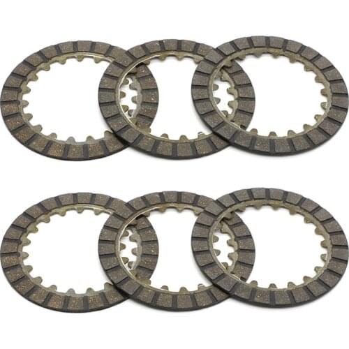 6 Piece Clutch Friction Plates For Yamaha PW80 Y-Zinger 80 1983 1985 1991-2006 Raptor 80 YFM80 2002-2008