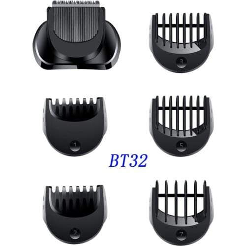 1Pcs Shaver Beard Trimmer Head +5Pcs combs for Braun Series 3 BT32 300S 301S 310S 320S 330S 340S 360S 380S 3000S 3010S 3020S