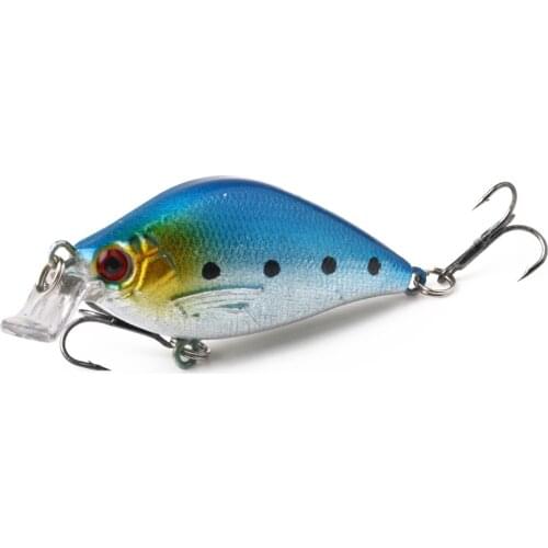 60mm 8.4g Artificial Bass Fishing Lures 3d Fish Eye Hard Plastic Laser Crank Bait Reflective Fake Lure Baits YG031