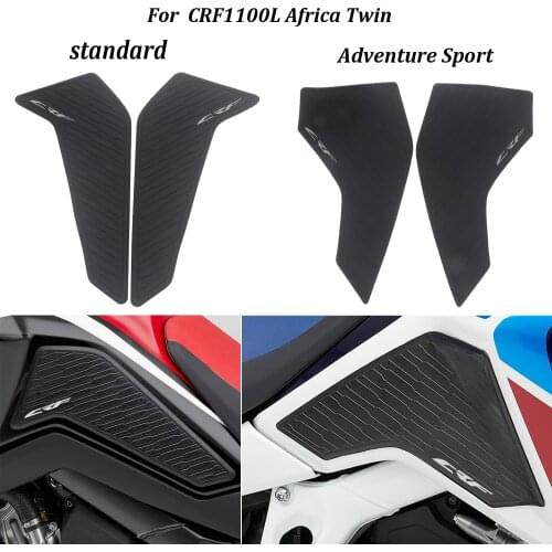 Motorcycle Side Fuel Tank Stickers Waterproof Pad Rubber Sticker For Honda CRF1100L Africa Twin Standard and Adventure Sport