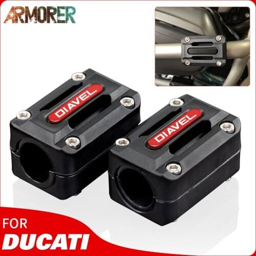 Motorcycle Accessories For Ducati Diavel Carbon XDiavel S Universal Engine Guard Bumper Protection Decorative Block Crash Bar