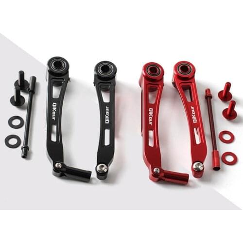 MUQZI 1 Pair Mountain Bike Bicycle CNC Ultralight V Brake Clamp Folding Car Long Arm V Brake Aluminum Alloy Modification Brake