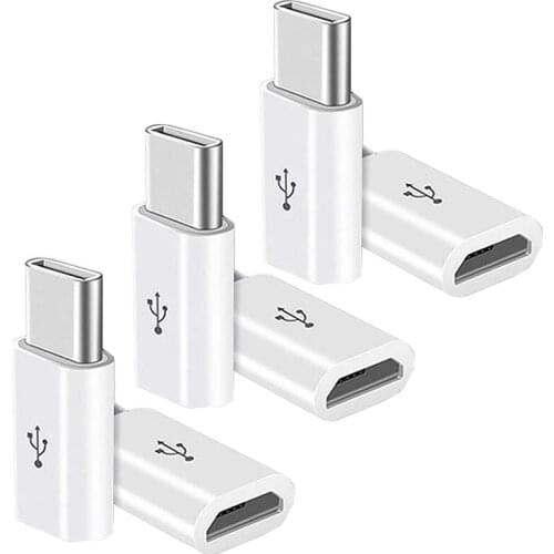 NEW-Micro-USB To Usb C Adapter, Micro-Type C Charging Adapter, Usb Type C Adapter Conversion Connector with Resistance