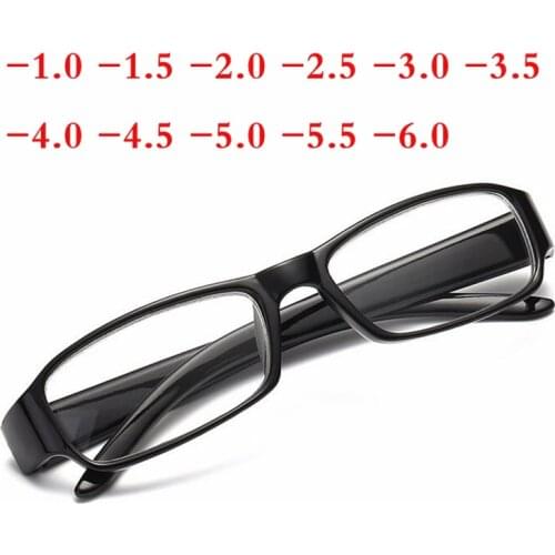 2021 New Men Women Myopia Glasses Finished Fashion Simple Nearsighted Eyeglasses Prescription -1.0 -1.5 -2 -2.5 -3 -3.5 To-6.0