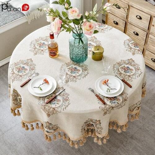 Pa.an Jacquard Tablecloths On The Table China