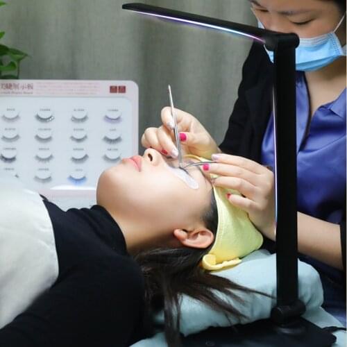 Portable eye-care beauty eyelash lamp tattoo nail wedding vaccination eyelashes special charging led light folding light