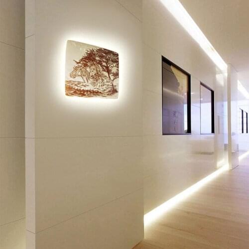 Nordic LED bedroom living room wall lamp balcony study ceiling lamp hotel restaurant art modeling lamp bathroom lighting