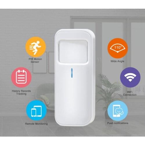 New Tuya Smart PIR Motion Infrared Sensor Human Motion Movement Wireless Detector Smart Life APP Wireless Home Security System