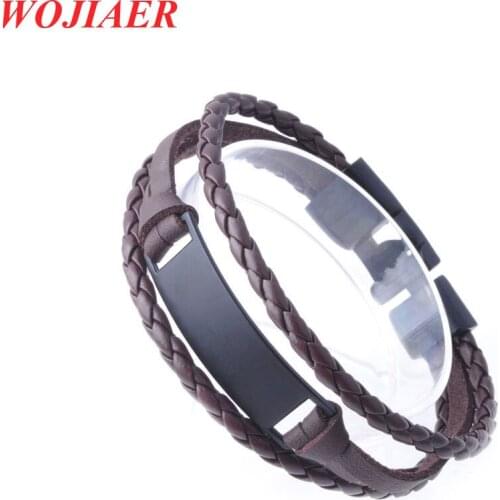 Кожаные браслеты WOJIAER China At AliExpress