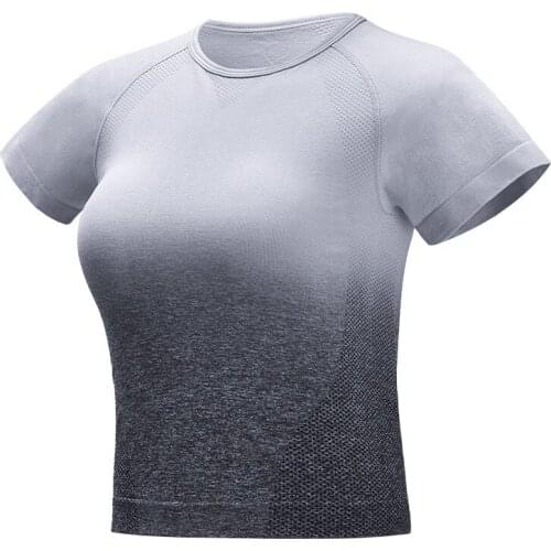 2019 new arrival Women Fitness Vest Exercise Workout Sports T-Shirts Fitness Running Sport Vest Yoga top Gym Clothing T-Shirt