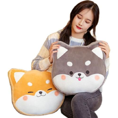 Japan Anime Black Square Cat Plush Doll toy Yellow&White Party Cat Stuffed Animals Funny Cat Abstract element Photography Decor