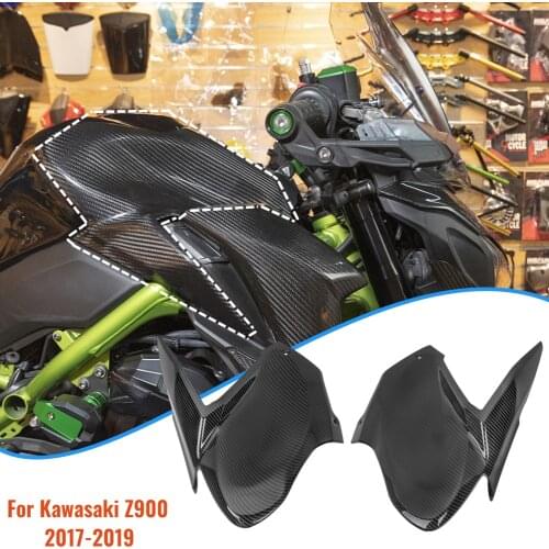 Motorcycle Gas Tank Side Trim Cover Panel Fairing Cowl For Kawasaki Z900 Z 900 2017-2019 2018 Accessories