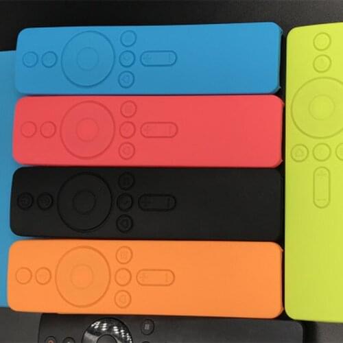 Remote Cases For Xiaomi 4A4c Voice Soft Silicone Protective Case for Mi Remote Rubber Cover for Xiaomi Remote Control Mi TV Box