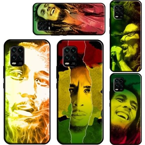 Bob Marley Phone Case For Xiaomi Mi 10T Pro 9 10 11 Lite Ultra A3 POCO F3 F1 F2 M3 Pro X3 Soft Cover