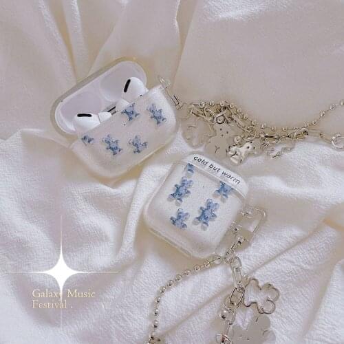 Dynamic Liquid Case For AirPods123 TUP Material Bracelets Lanyard Chain Wireless Bluetooth Protective Accessories Headphone Box