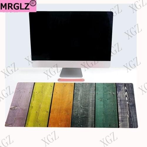 Wooden color gaming accessories, mouse pad, rubber overlocking oversized cushion, for Dota 2 LOL CSGO game player pad carpet pad