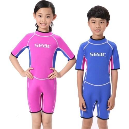 2mm Neoprene Boys Girls Children Rash Guards Kids Wetsuits Diving Suits One Pieces Sailing Surfing Swimwear Swimsuits DBO