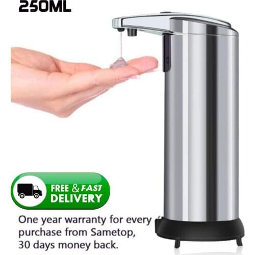 250Ml Liquid Soap Dispenser Automatic Intelligent Sensor Induction For Kitchen Bathroom Touchless ABS Hand Washing Distributor