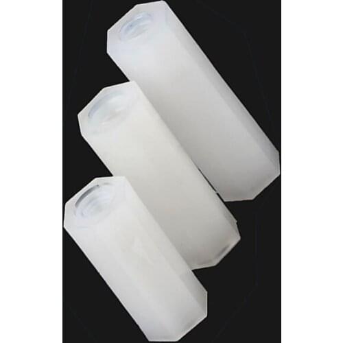 Double pass hexagonal nylon column Insulated column Straight column National standard M3/M4 20PCS/LOT