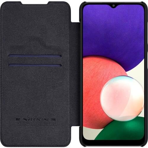 For Samsung Galaxy A22 4G /LTE Flip Case NILLKIN QIN Business Leather With card slot Phone Case For Samsung A22 5G Wallet Cover
