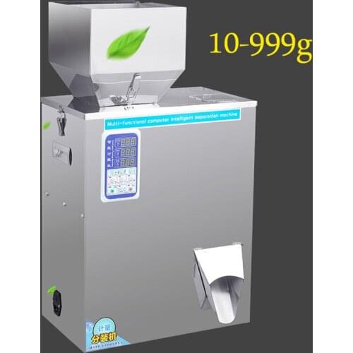 Intelligent Granule Powder Packaging Machine Desktop Screw Cereals Filling Machine 220V 110V