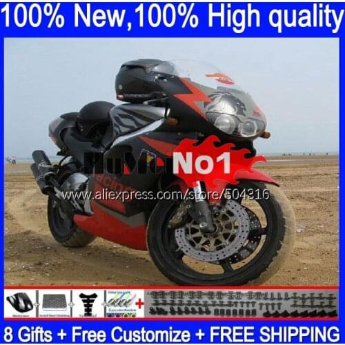 Body For Aprilia RS250 RSV250RR RS-250 RSV250 R 105MC.8 RS 250 RSV 250 R RR Flat red blk 1995 1996 1997 RS250R 95 96 97 Fairing