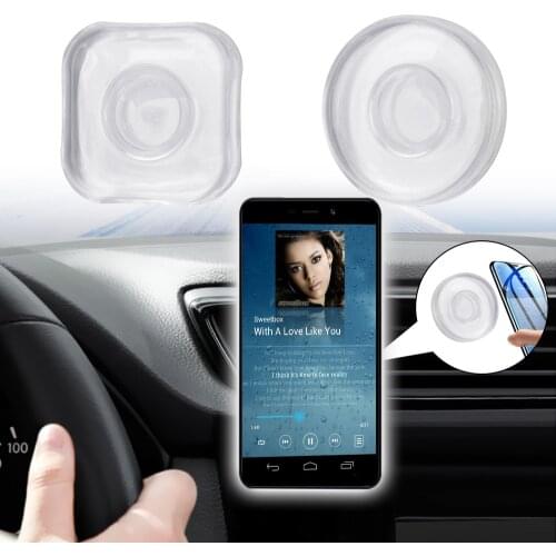 Multifunction Nano Phone Holder Headphone Storage Car Dashboard Sticky Pad Washable Non Slip Mat Anti-Slip Mat Car Accessories