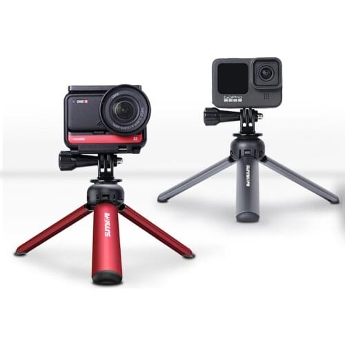 Tabletop Mini Invisible Selfie Stick for Insta360 One X2/OM 4/GoPro 9 Sports Camera Foldable Selfie Stick Tripod Accessory