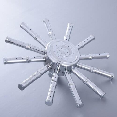 Bathroom Accessory 8 Inch Polished Chrome Water Saving Sunflower Top Rain Shower Head Bathroom Fitting ash230