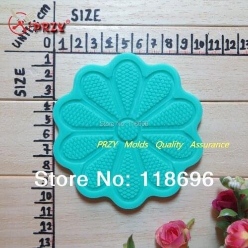 New 100% food grade raw material Lace Mould for Cake Decoration Instant Lace Mold fondant cake mold No.f23